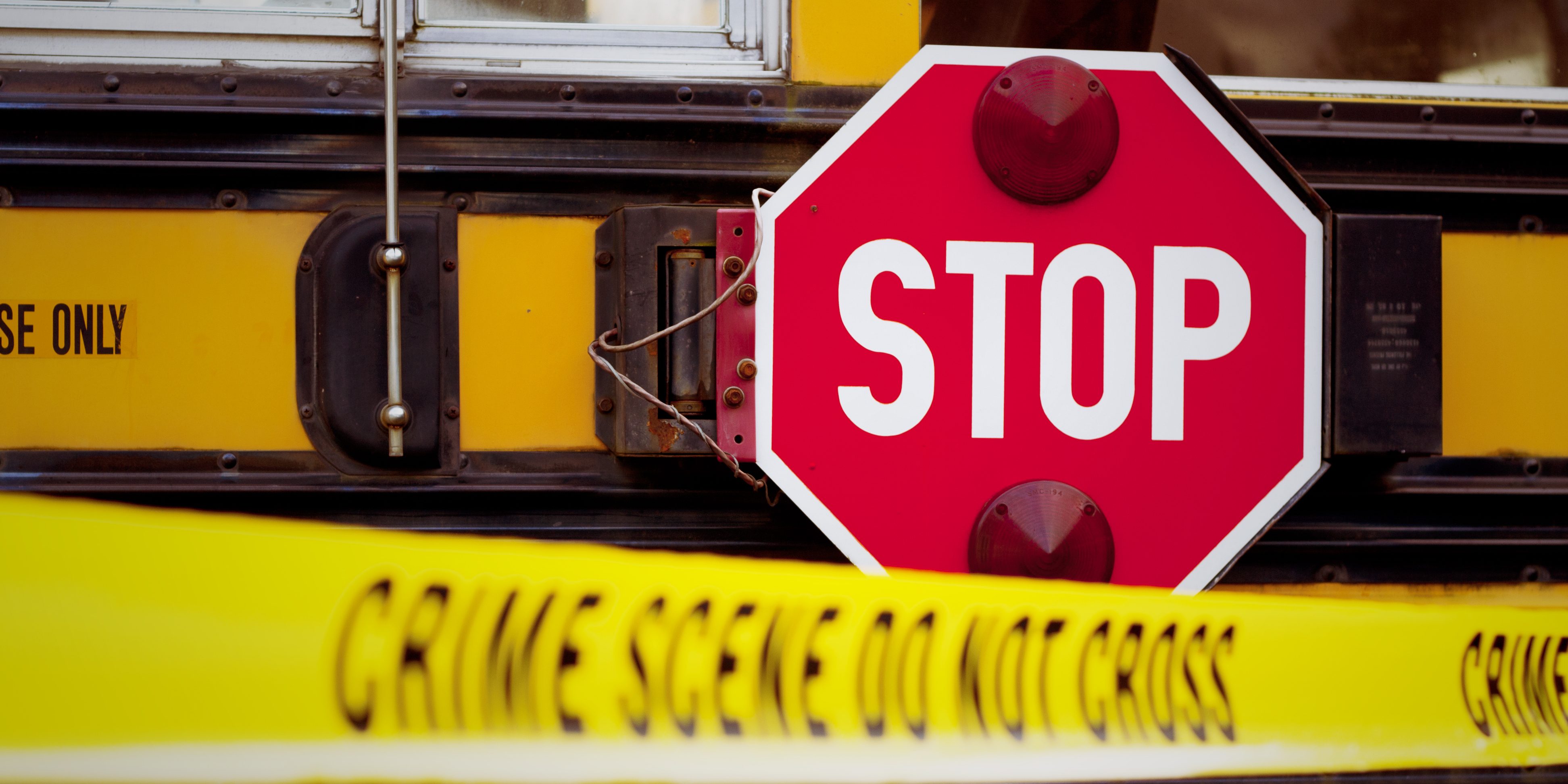 School Bus Crime Scene