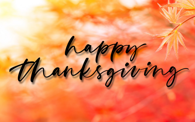 From the entire RVP team, best wishes for a wonderful Thanksgiving.