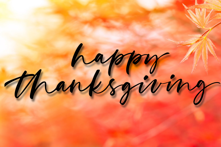 From the entire RVP team, best wishes for a wonderful Thanksgiving.